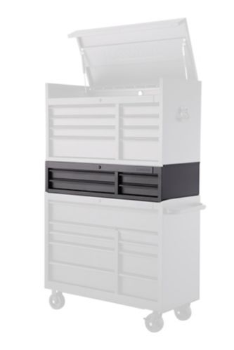 MAXIMUM 4-Drawer Mid-Chest, Matte Black, 41-in Product image