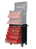 Mastercraft 6-Drawer Cabinet, Black & Red, 26-in | Mastercraftnull