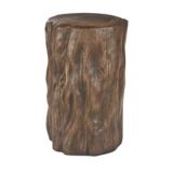 tree trunk stool