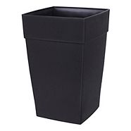 Harmony Square Black Planter Canadian Tire