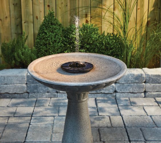 Floating Fountain Canadian Tire, Outdoor Solar Water Fountains Canada