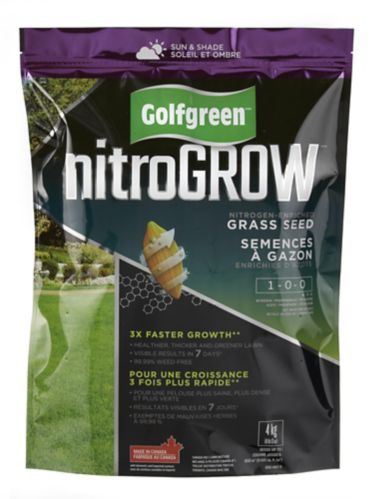 Golfgreen NitroGROW Sun & Shade Grass Seed, 1-0-0, 4-kg Product image