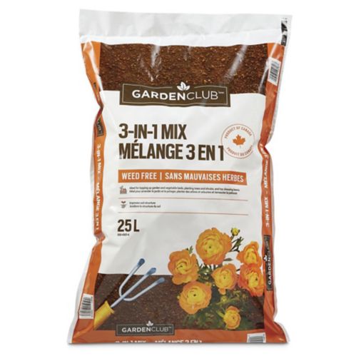 Garden Club 3-in-1 Mix, 25-L Product image