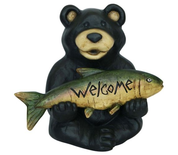 For Living Welcome Bear Statue Canadian Tire