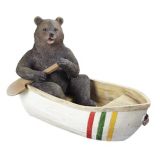For Living Bear Canoe Statue Canadian Tire