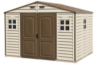 Duramax Woodside Vinyl Shed 10 1 2 Ft X 8 Ft Canadian Tire