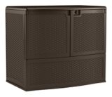 Suncast Backyard Oasis® Resin Storage & Entertaining Station with Shelf