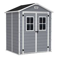 duramax woodside vinyl shed, 6 x 6-ft canadian tire