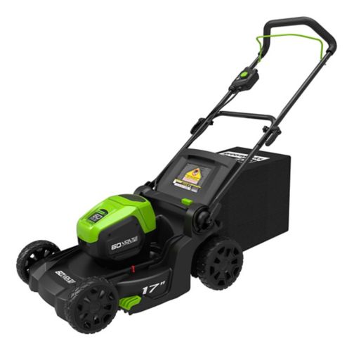 Greenworks 60V Cordless Lawn Mower, 17-in Product image