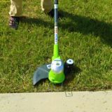 greenworks 5.5 a electric grass trimmer