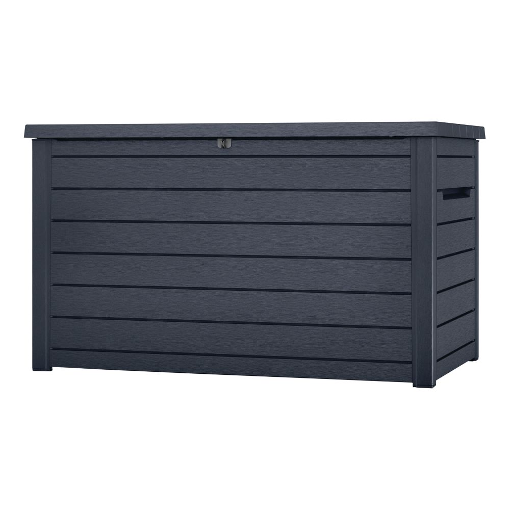 Keter Ontario WoodLook Storage Deck Box, 870L Backyard Price Dropper