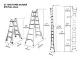 Mastercraft Grade 1A Multi-Task Ladder, 17-ft | Mastercraftnull