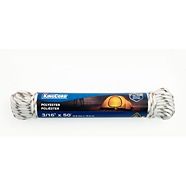 Polyester Braided Rope, 3/16-in x 50-ft