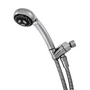 For Living 5-Setting Shower Rail System with Jets, Chrome Canadian Tire