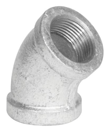 Aqua-Dynamic 45-Degree Galvanized Iron Fitting, Elbow Product image