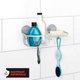 type A Aluminum Suction Basket Shower Caddy | National Brand Namenull