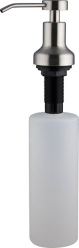 Distributeur de savon PlumbShop avec Microban, nickel brossé et chromé Image de l’article