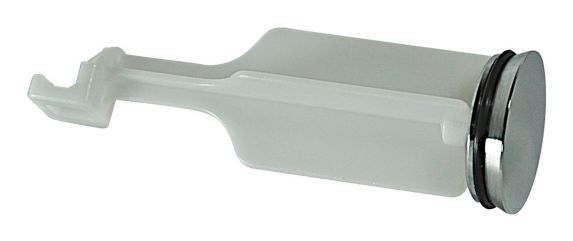 Bouchon de bonde Plumbshop, plastique blanc, chromé Image de l’article