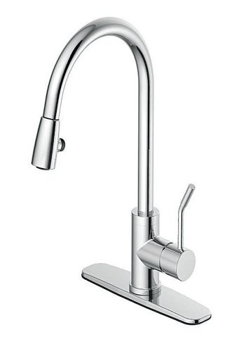 Danze 1-Handle Pull Down Kitchen Faucet, 8-in, Chrome Product image
