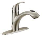 Danze Bravo Pull Out Kitchen Faucet, Brushed Nickel | Danzenull