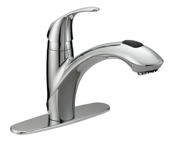 Danze Bravo Chrome Pull Out Kitchen Faucet Product image
