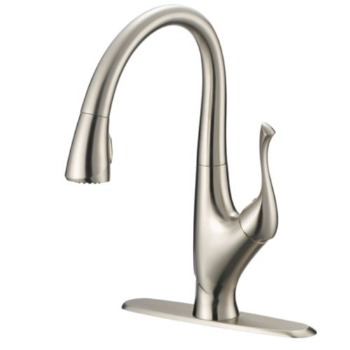 Danze Emilia Pull-Down Kitchen Faucet, Brushed Nickel Product image