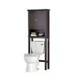 For Living Lakeville 2-Door Over-The-Toilet Spacesaver Bathroom Storage Cabinet, Espresso | FOR LIVINGnull
