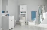 Armoire de rangement compacte par-dessus la toilette à 2 portes For Living Brookfield, blanc | FOR LIVINGnull