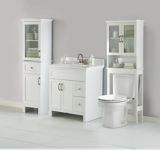 Armoire de rangement compacte par-dessus la toilette à 2 portes For Living Beacon Hill, blanc | FOR LIVINGnull