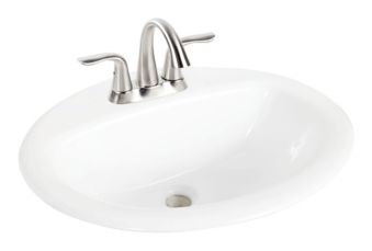 Foremost Olivia Oval Drop Sink White Canadian Tire