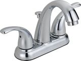 Peerless 2-Handle Rigid Spout Bathroom Faucet, Chrome | Peerlessnull