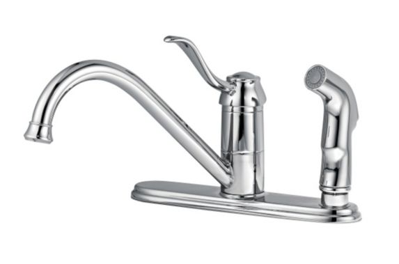 Peerless Kitchen Faucet with Side Spray, Chrome Product image
