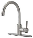 Peerless 1 Handle Kitchen Faucet Brushed Nickel Canadian Tire