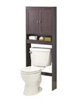 For Living Orleans 2-Door Over-The-Toilet Spacesaver Bathroom Storage Cabinet, Espresso | FOR LIVINGnull