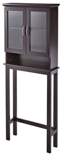 For Living Beacon Hill Over-The-Toilet Spacesaver Bathroom Storage Cabinet, Espresso Product image