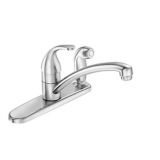 Moen Adler 1-Handle Kitchen Faucet with Spray, Chrome | Moennull