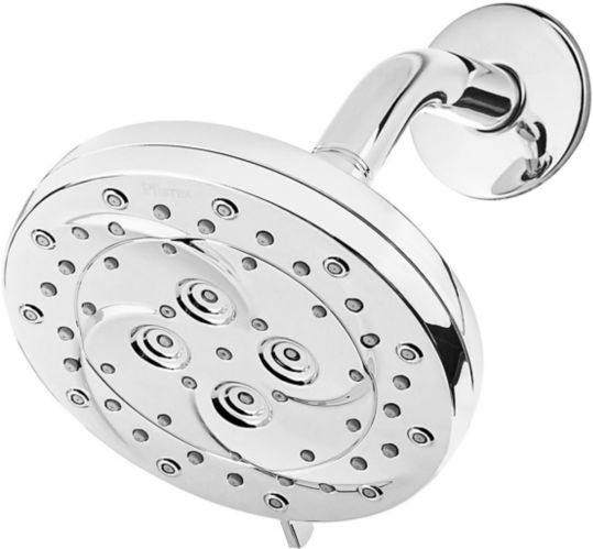 Pfister Thermoforce 6-Functon Fixed Shower Head, Chrome Product image