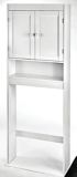For Living Orleans 2-Door Over-The-Toilet Spacesaver Bathroom Storage Cabinet, White | FOR LIVINGnull
