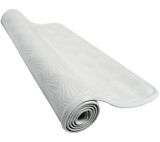 white rubber bath mat