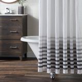 CANVAS Fabric Shower Curtain, Seersucker | CANVASnull