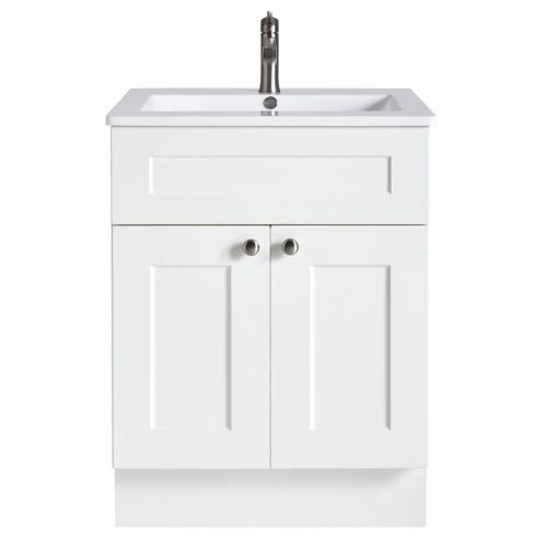CANVAS Milford 2-Door Bathroom Vanity,  White, 24-in Product image