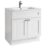 CANVAS Milford 2-Door Bathroom Vanity, White, 30-in | CANVASnull