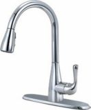 Delta Grenville 1-Handle Pull-Down Kitchen Faucet, Chrome | Deltanull