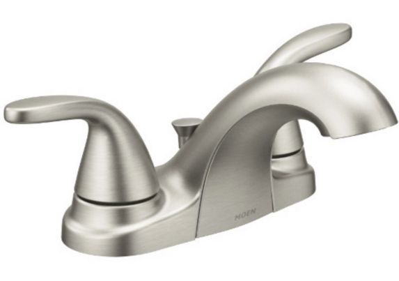 Moen Adler 2-Handle Spot Resistant Bathroom Faucet, Brushed Nickel Product image