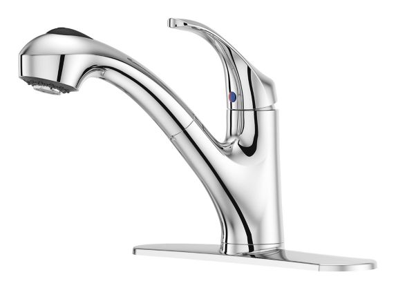 Pfister Shelton 1-Handle Pull-Out Kitchen Faucet, Chrome Product image