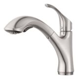 Pfister Corvo 1-Handle Pull-Out Kitchen Faucet, Stainless Steel | Pfisternull