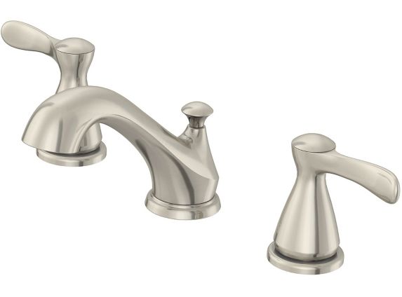 Danze Lakeville Widespread Tub & Shower, Brushed Nickel, 2-Handle Product image
