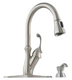 Delta Arabella 1 Handle Pull Down Kitchen Faucet Stainless Steel