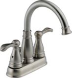 Delta Porter 2-Handle Bathroom Faucet, Brushed Nickel | Deltanull
