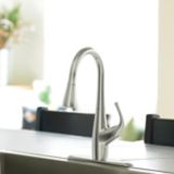 Danze Dellen 1-Handle Pull-Down Kitchen Faucet, Brushed Nickel | Danzenull